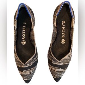 Rothy's Points Golden Shimmer Flats